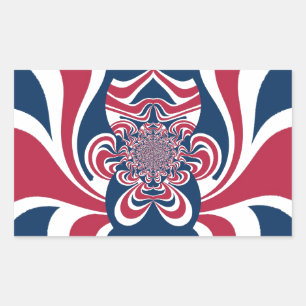 Adesivo Retangular Cores Unidos: Padrão Global Colorido