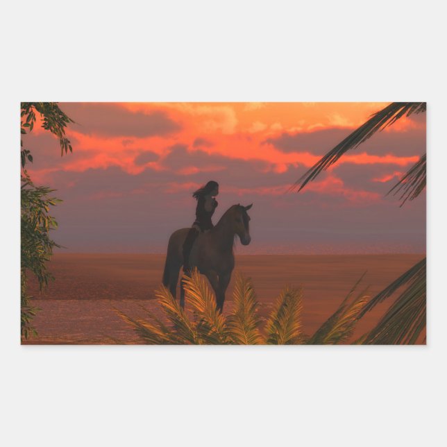 Adesivo Retangular Corrida da Manhã (Frente)