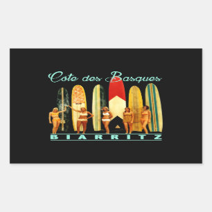 Adesivo Retangular Costa dos Basco Biarritz