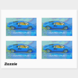 ADESIVO RETANGULAR COUNTACH