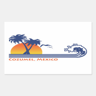 Adesivo Retangular Cozumel México