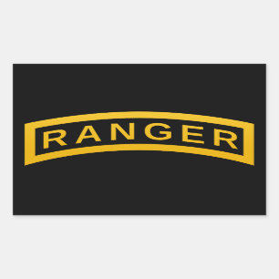 Adesivo Retangular Crachá de Ranger