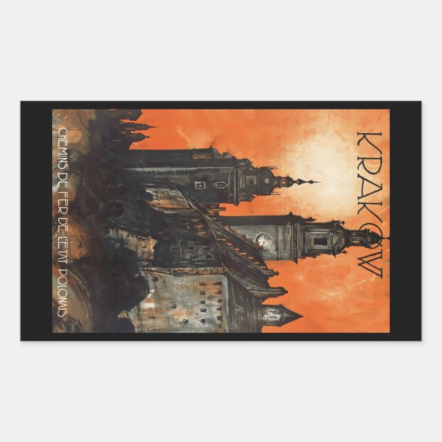 Adesivo Retangular Cracóvia (Frente)