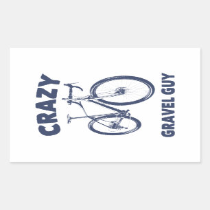 Adesivo Retangular Crazy Gravel Cara Cycling