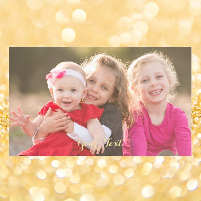 Adesivo Retangular Criar Folha de Autocolantes Personalizados de Foto (Create Custom Personalized Photo Stickers Sheet)