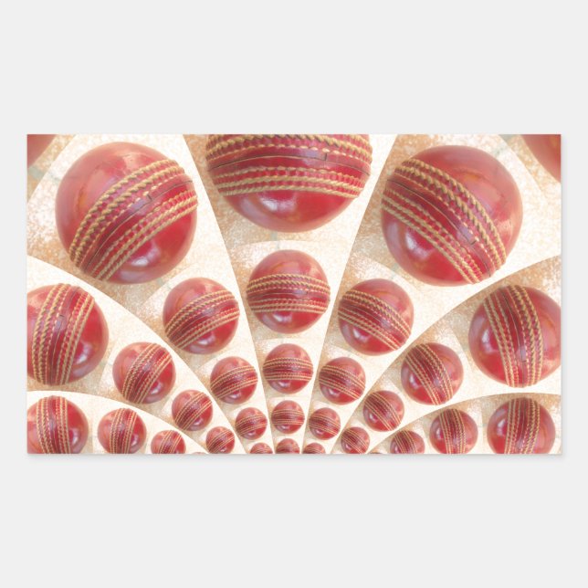 Adesivo Retangular Cricket Balls: Array ritmado (Frente)
