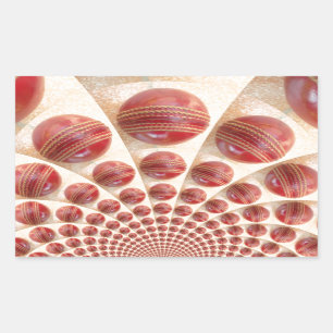 Adesivo Retangular Cricket Balls: Array ritmado