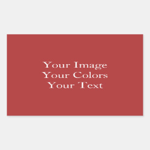 Adesivo Retangular Crie seu