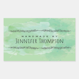 Adesivo Retangular Crie seu próprio artesanato personalizado por