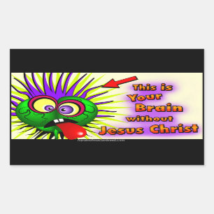 Adesivo Retangular cristão