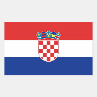 ADESIVO RETANGULAR CROÁCIA