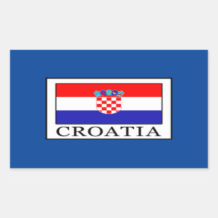 Adesivo Retangular Croatia