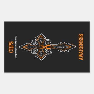 Adesivo Retangular Cruzamento/Consciência...CRPS