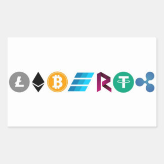 Adesivo Retangular Crypto Liberty Sticker