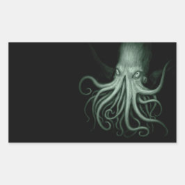 Adesivo Retangular cthulhu
