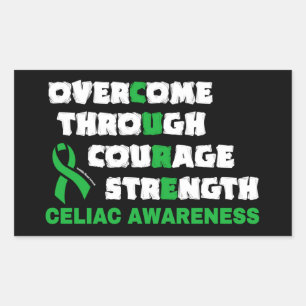 Adesivo Retangular CURE... Celiac