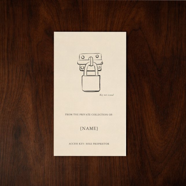 Adesivo Retangular Custom Ex Libris Bookplate Sticker | Dark Academia (Bookplates Dark academia )