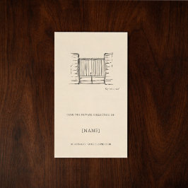 Adesivo Retangular Custom Ex Libris Bookplate Sticker | Dark Academia