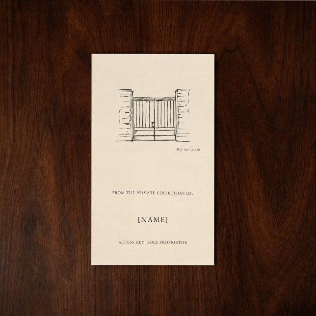 Adesivo Retangular Custom Ex Libris Bookplate Sticker | Dark Academia (Bookplates for dark academia )