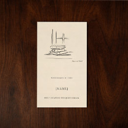 Adesivo Retangular Custom Ex Libris Bookplate Sticker | Dark Academia