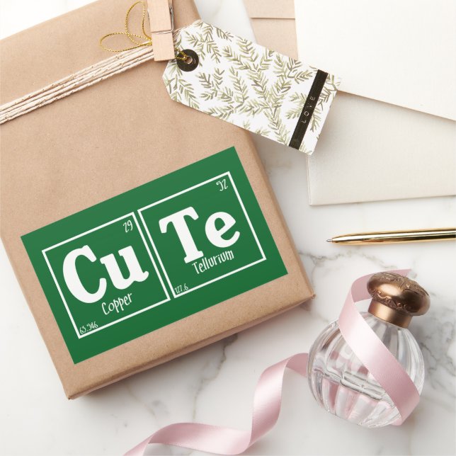 Adesivo Retangular Cute (Presentear)
