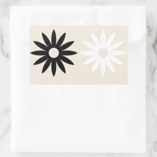Adesivo Retangular Daisy Rectangle Sticker