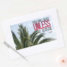 Adesivo Retangular Dale Carnegie Inspirational Cote "Divirta-se"