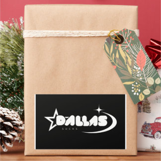 Adesivo Retangular Dallas Sucks Stickers – Rivalry Decal