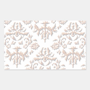 Adesivo Retangular Damascos 3D