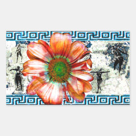 Adesivo Retangular Dança Antiga