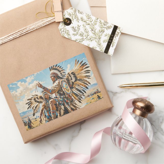 ADESIVO RETANGULAR DANÇA DE FRANGO 2 (Presentear)