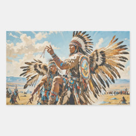 ADESIVO RETANGULAR DANÇA DE FRANGO 2