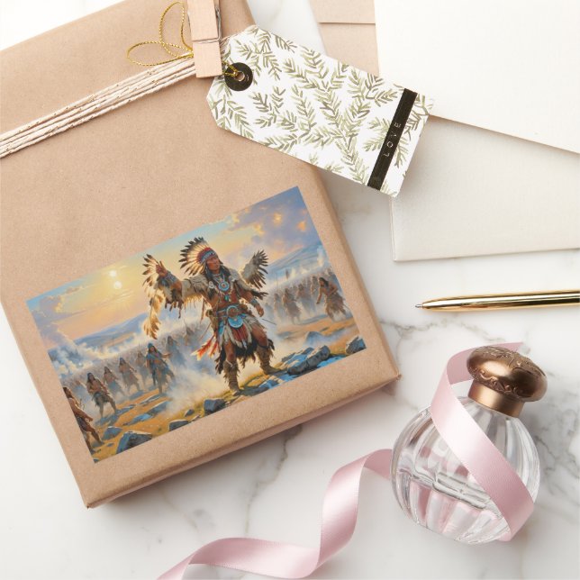 ADESIVO RETANGULAR DANÇA DE FRANGO 3 (Presentear)