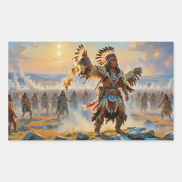 ADESIVO RETANGULAR DANÇA DE FRANGO 3