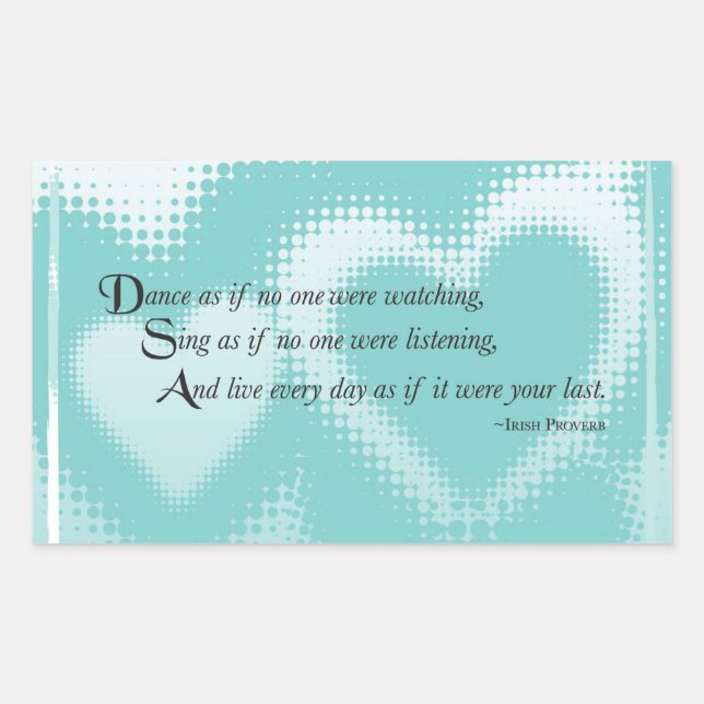 Adesivo Retangular Dança de Graduação da Avô, Horizontal, Presente (Frente)