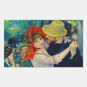 Adesivo Retangular Dança em Boudonal Pierre Renoir