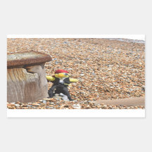 Adesivo Retangular Danny Duck o Pirata