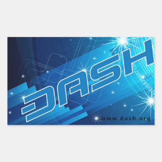 Adesivo Retangular Dash Sticker A206