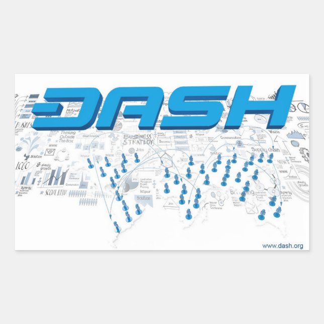 Adesivo Retangular Dash Sticker S13 (Frente)