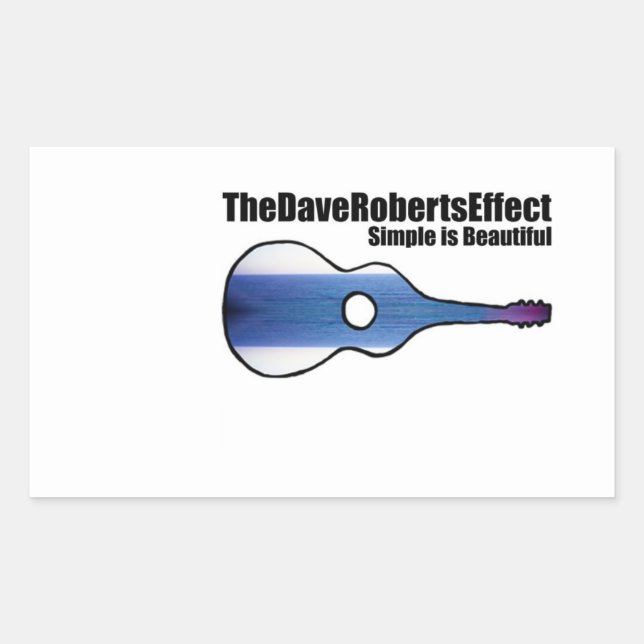 Adesivo Retangular Dave Roberts Effect EP Sticker (Frente)