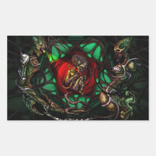 Adesivo Retangular Decalque estrangeiro da família