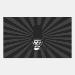 Adesivo Retangular Declaração Presidencial Abraham Lincoln