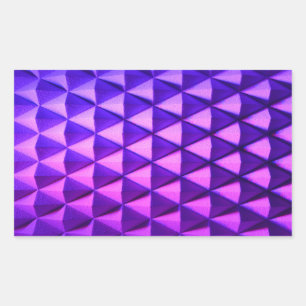 Adesivo Retangular decoração em forma de diamante mauve geomet de luz