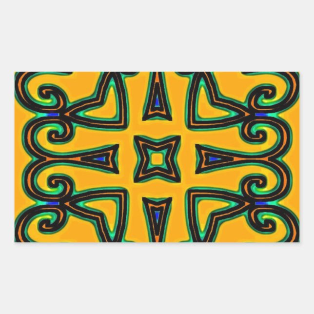 Adesivo Retangular Decorativo (Frente)