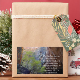 Adesivo Retangular Definição de Objetivos Inspirativos