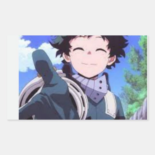 Adesivo Retangular Deku (Frente)