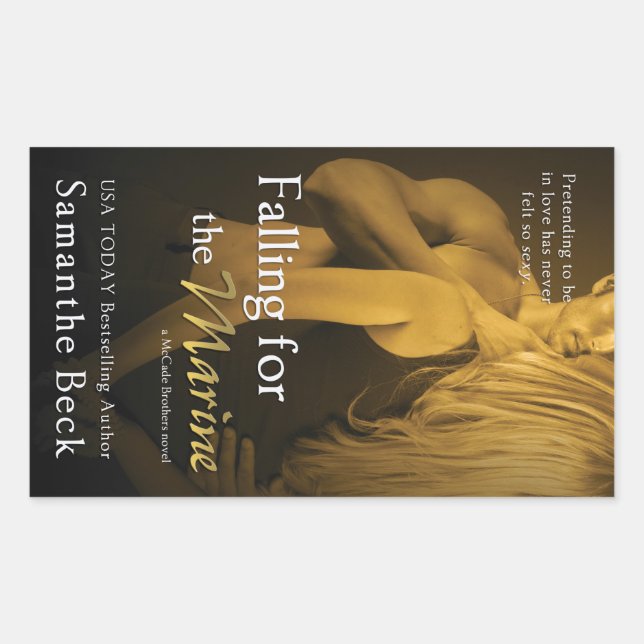 Adesivo Retangular Descendo pelo Marinho por Samanthe Beck (Frente)