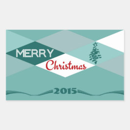 Adesivo Retangular Desejos de Natal
