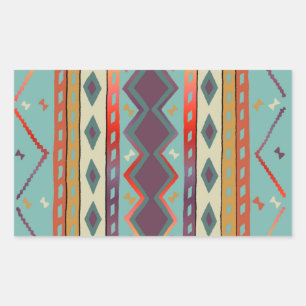 Adesivo Retangular Design de cobertura do sudoeste da Índia