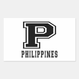 Adesivo Retangular Design de Filipinas